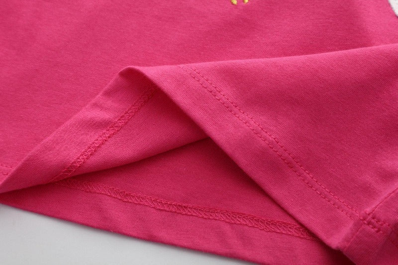 Pink Unicorn T-shirt for Toddler/Kid Girls
