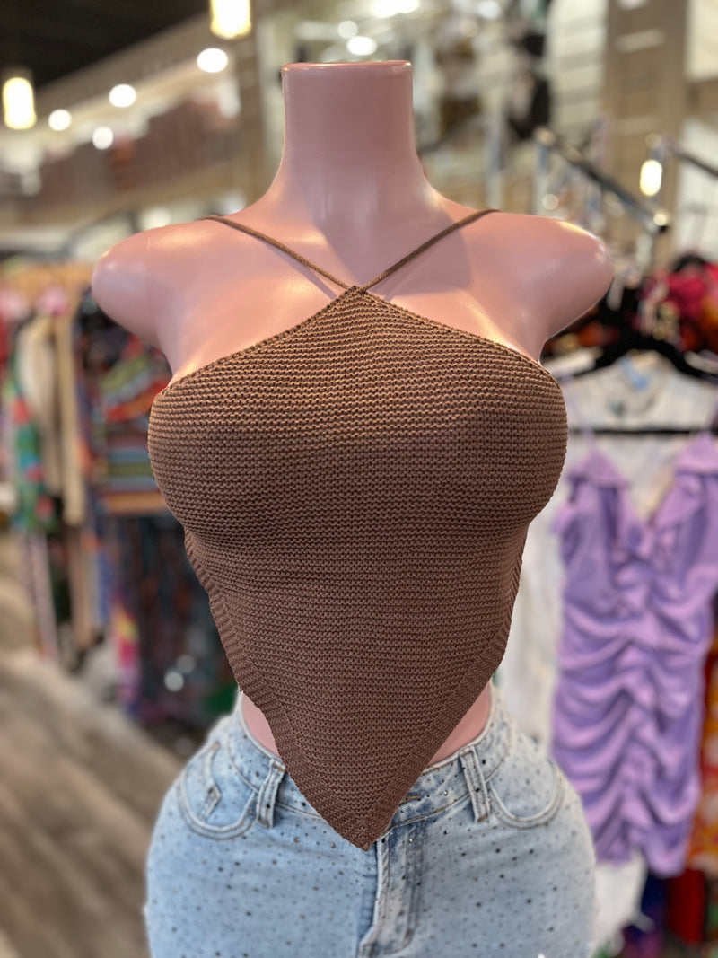 Cris Cros Backless Top