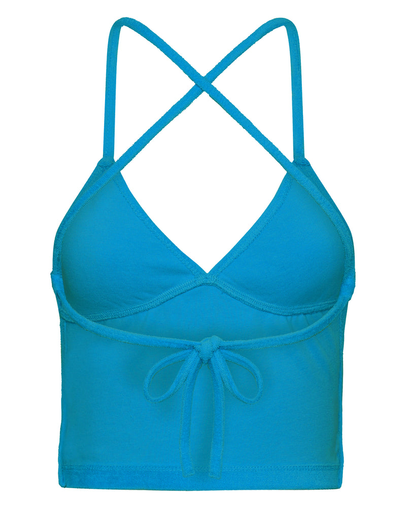 Peggy Backless Top — Ocean