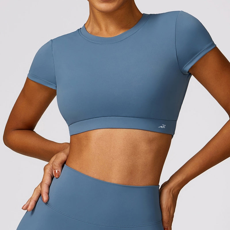 Crop top Backless Ice