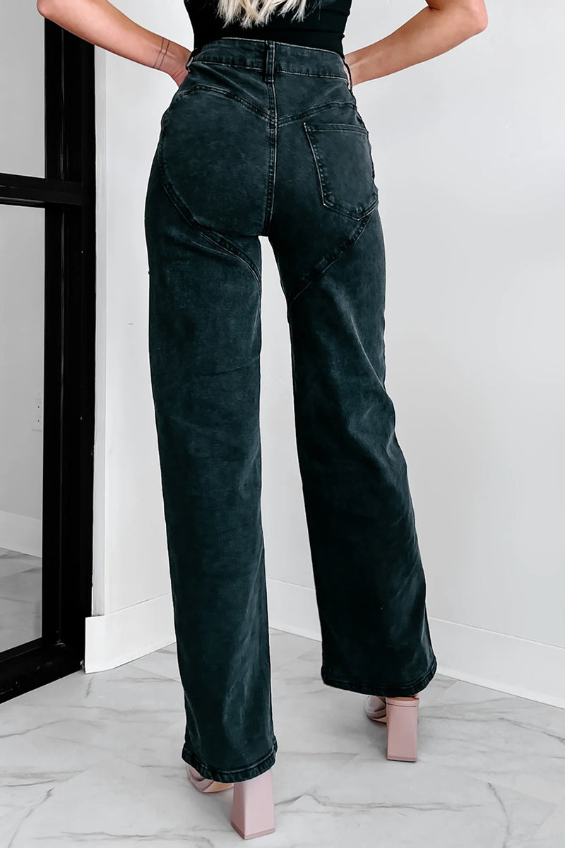 AS SEEN ON TAYLOR!! The Nikki Black Denim Rhinestone Jean