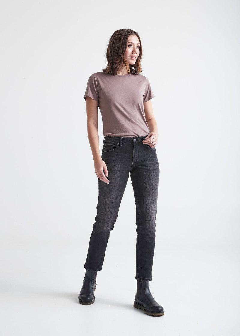 Performance Denim Girlfriend - Vintage Black