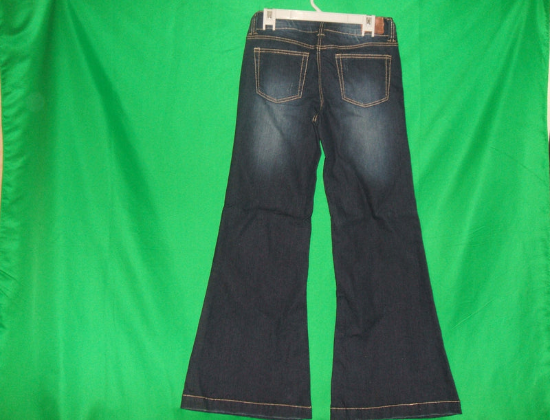 Women Vintage Paris Blues Bell Bottoms Denim Pants Jeans