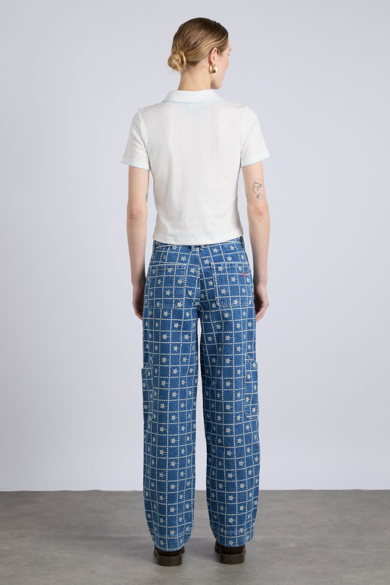 drew jeans - broderie