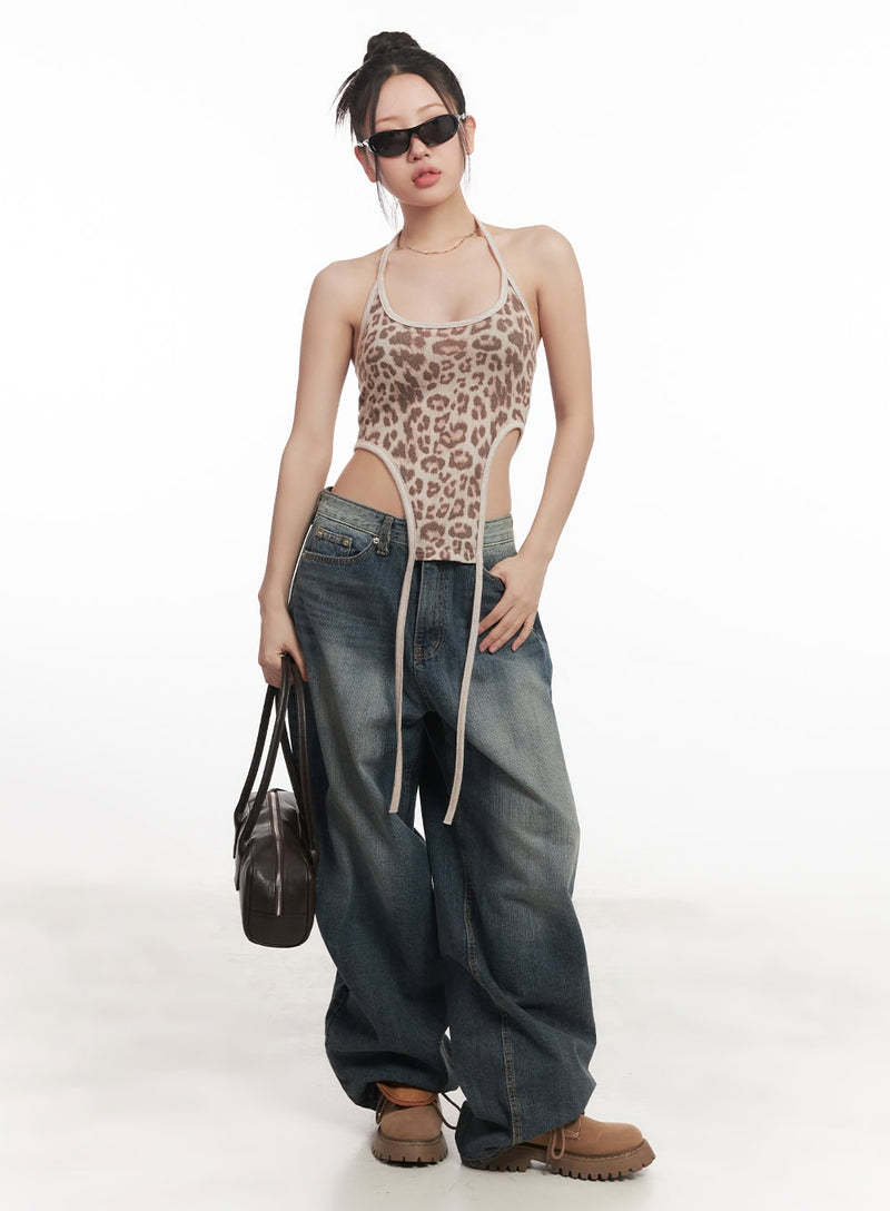 Leilani Washed Baggy Jeans CM531