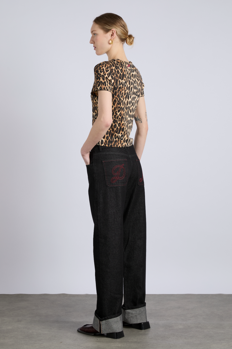 selvedge sylvie jeans - washed black (online exclusive)