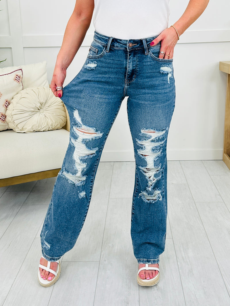 Judy Blue Edge of Perfection Straight Leg Jeans
