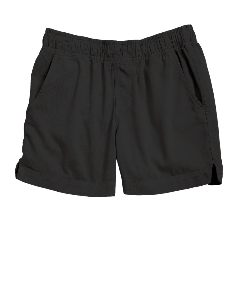 Black Shoreline Twill Shorts