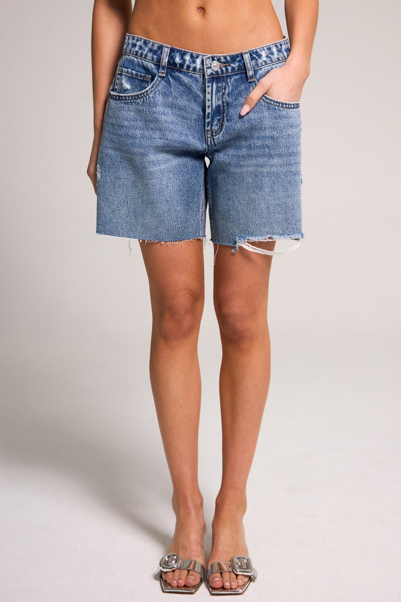 Baggy Bermuda Short - Medium Indigo