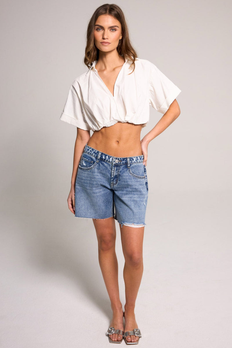 Baggy Bermuda Short - Medium Indigo