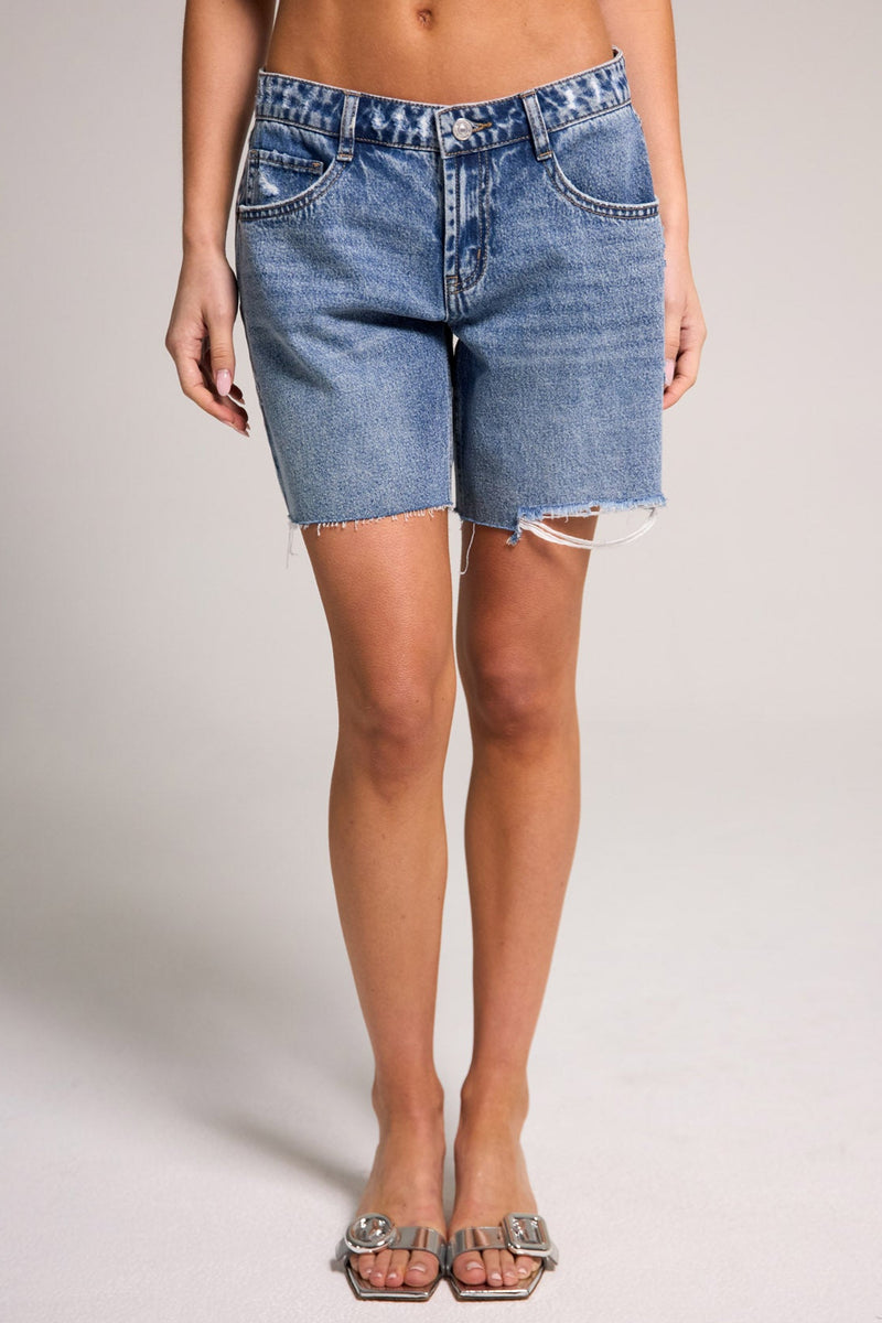 Baggy Bermuda Short - Medium Indigo