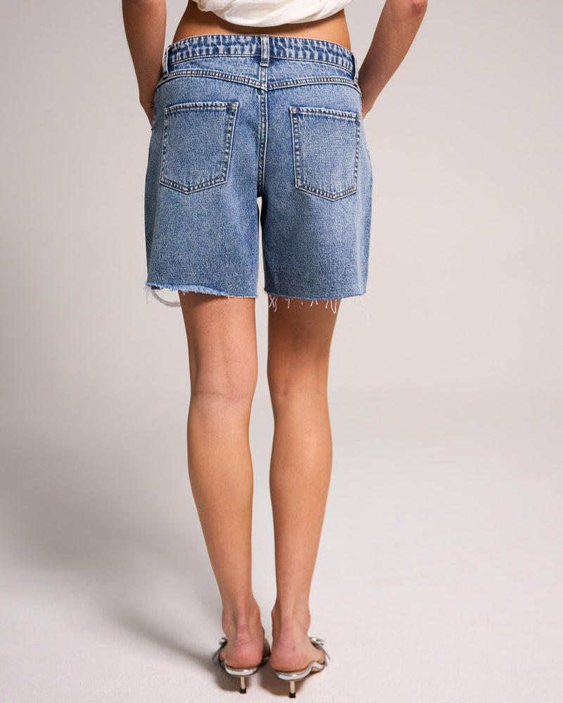 Baggy Bermuda Short - Medium Indigo