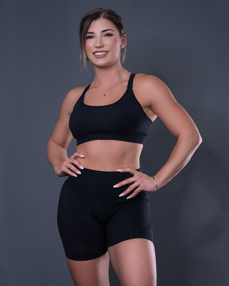 Synergy Essential Black Seamless Shorts